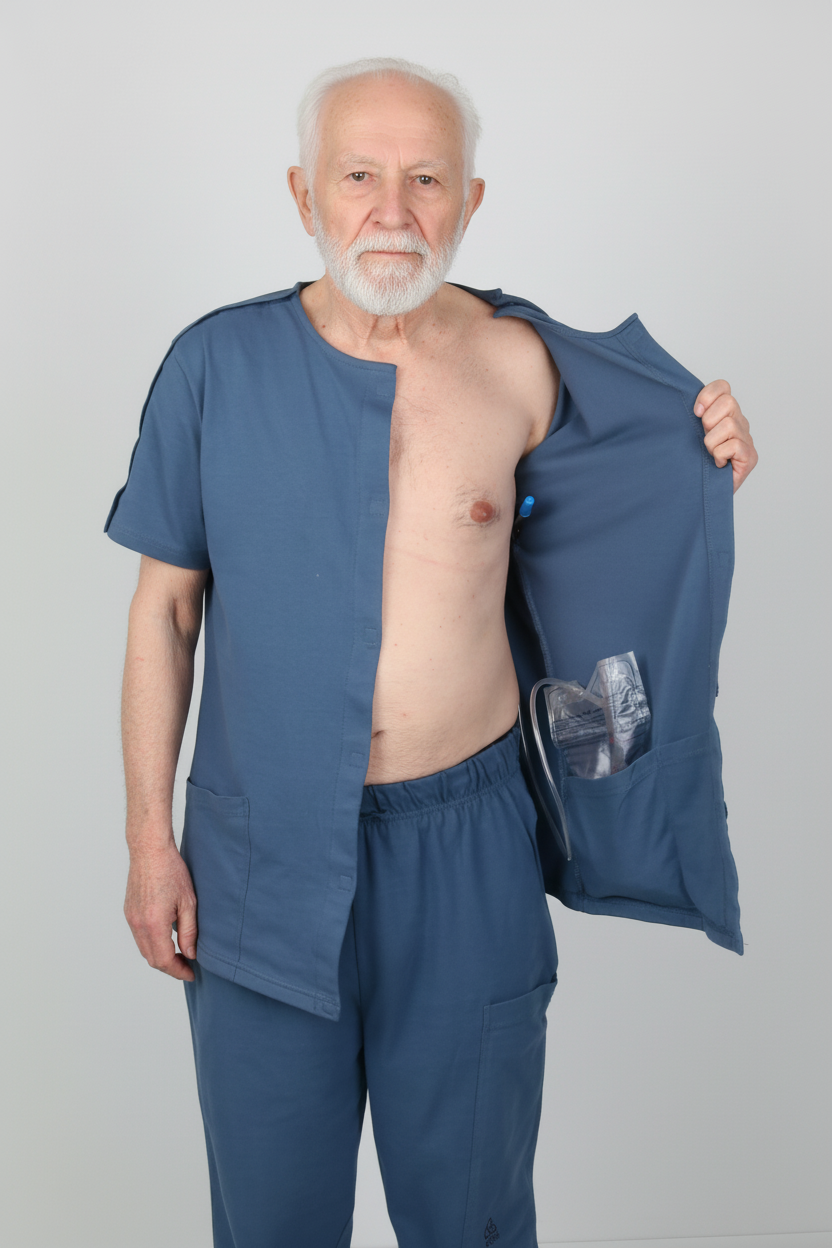 ComfortCure® Adaptive Clinical Recovery Shirt (Drain Pockets)