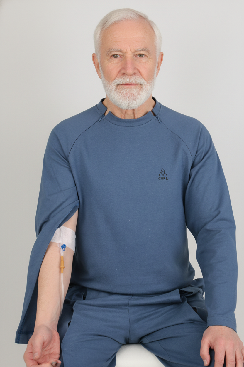 ComfortCure® Adaptive Chemo & Dialysis Port Access Shirt