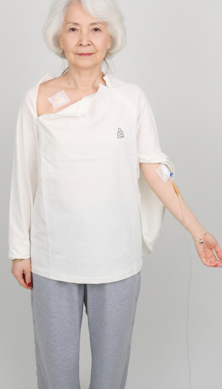 ComfortCure® Adaptive Chemo & Dialysis Port Access Shirt