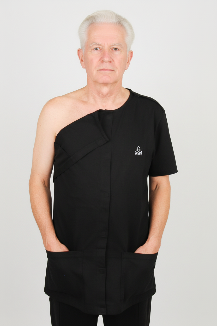 ComfortCure® Adaptive Clinical Recovery Shirt (Drain Pockets)