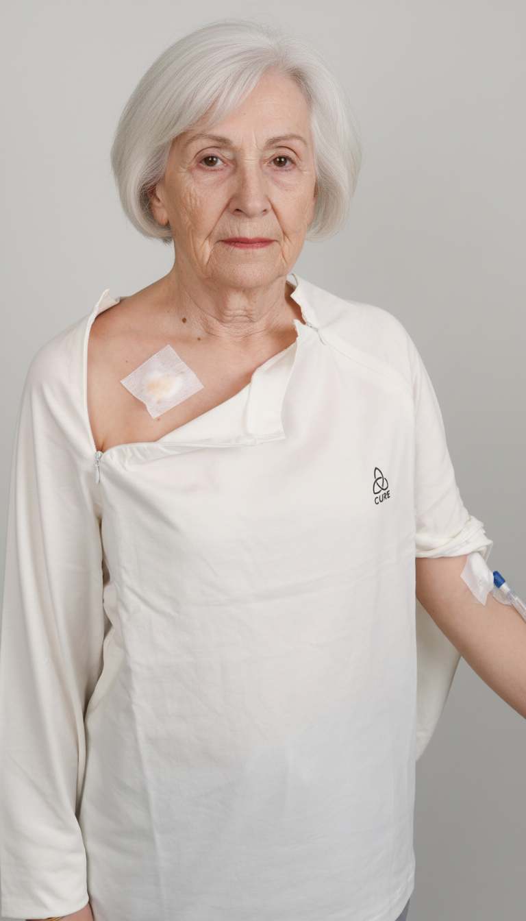 ComfortCure® Adaptive Chemo & Dialysis Port Access Shirt