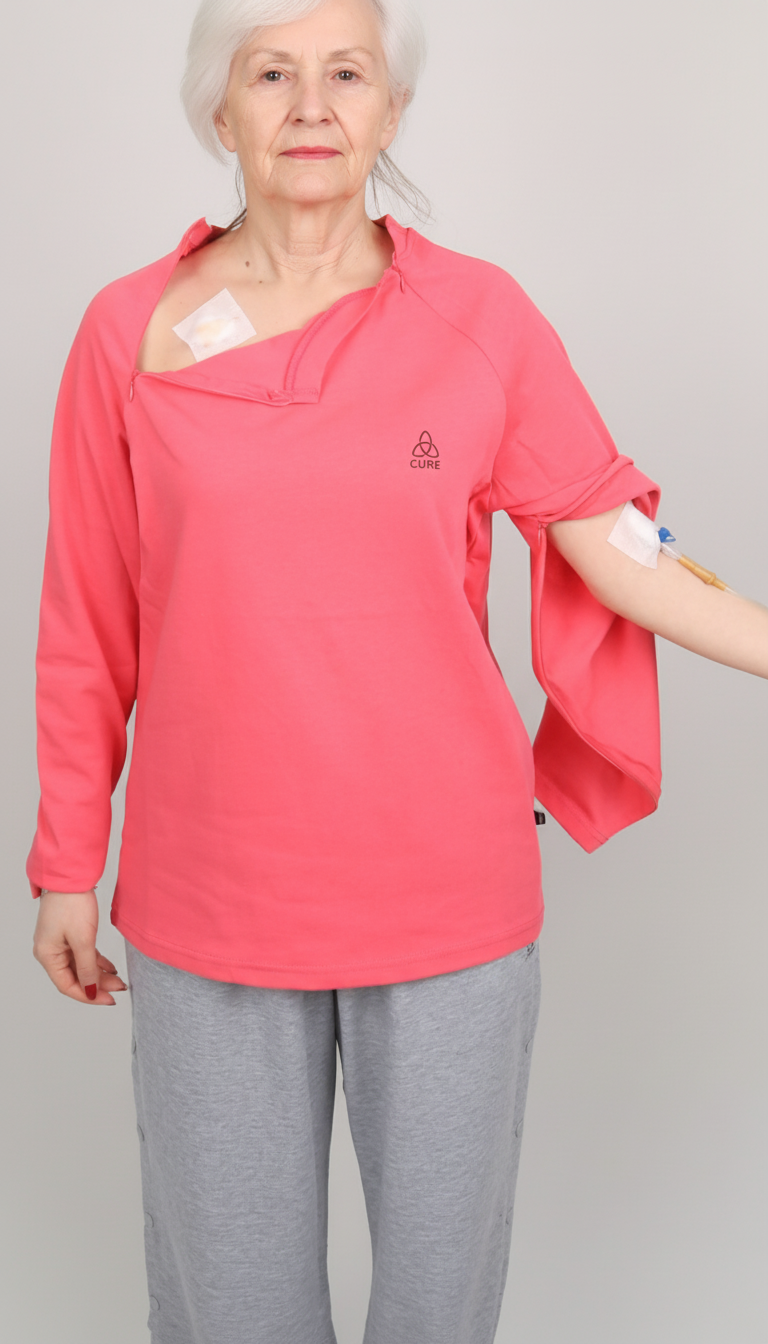 ComfortCure® Adaptive Chemo & Dialysis Port Access Shirt