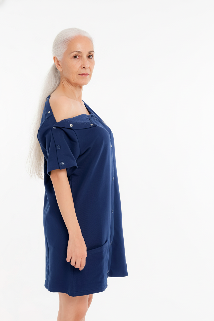 ComfortCure® Adaptive Clinical Recovery Shirt (Drain Pockets)