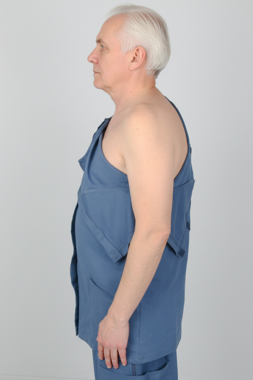 ComfortCure® Adaptive Clinical Recovery Shirt (Drain Pockets)