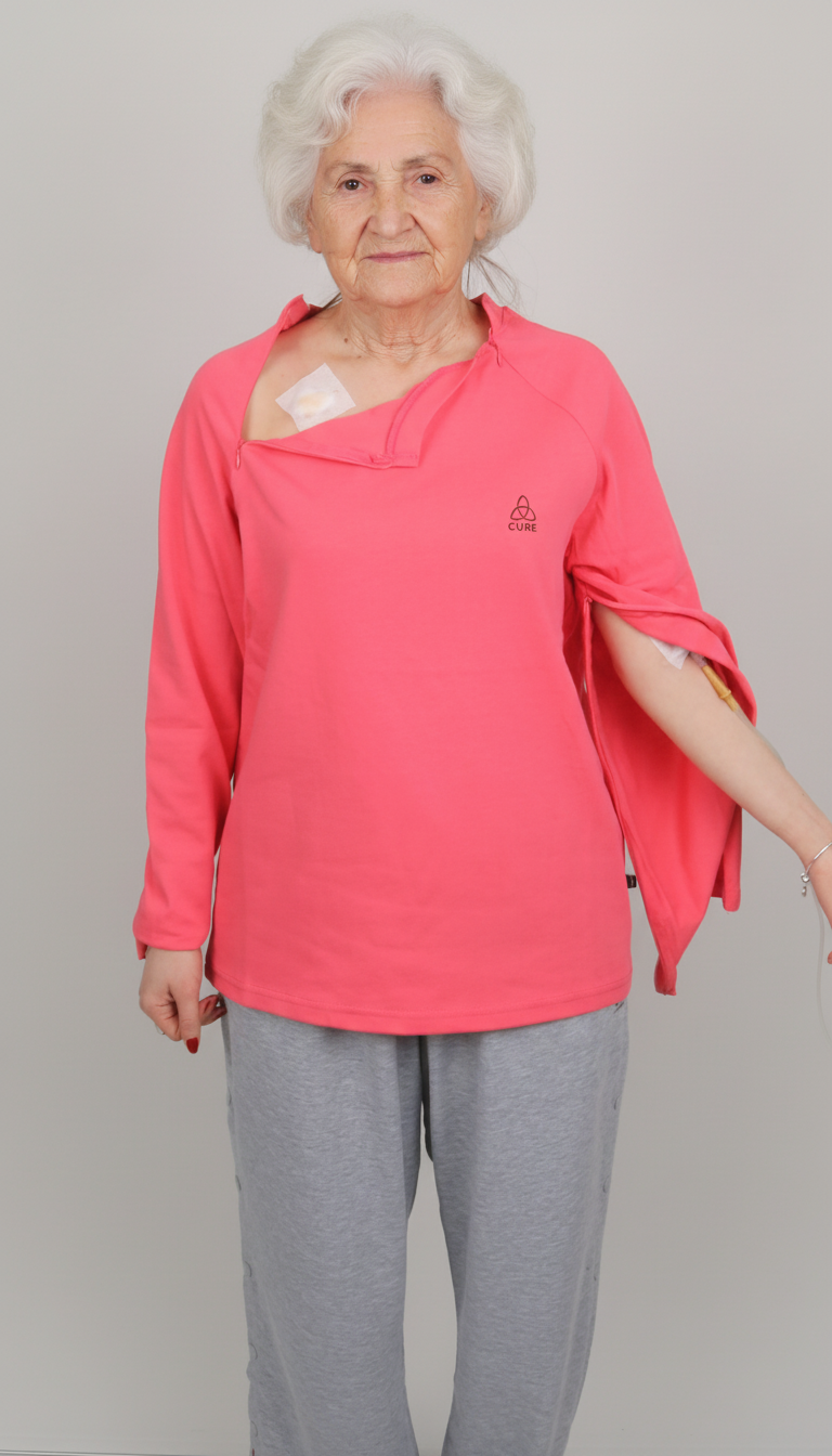 ComfortCure® Adaptive Chemo & Dialysis Port Access Shirt