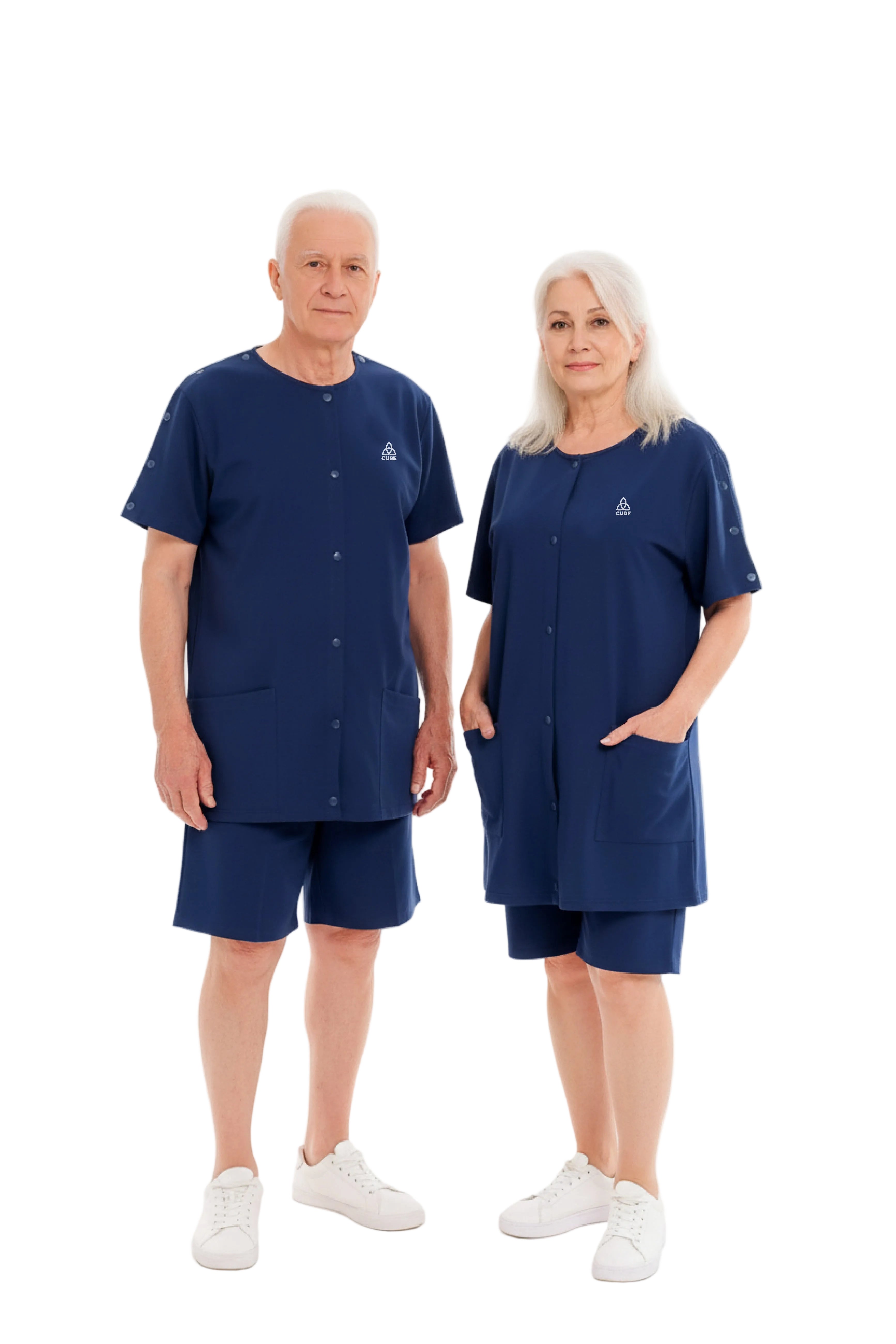 ComfortCure® Adaptive Recovery - Mastectomy Shirt (Drain Pockets) - Turkish Organic Cotton