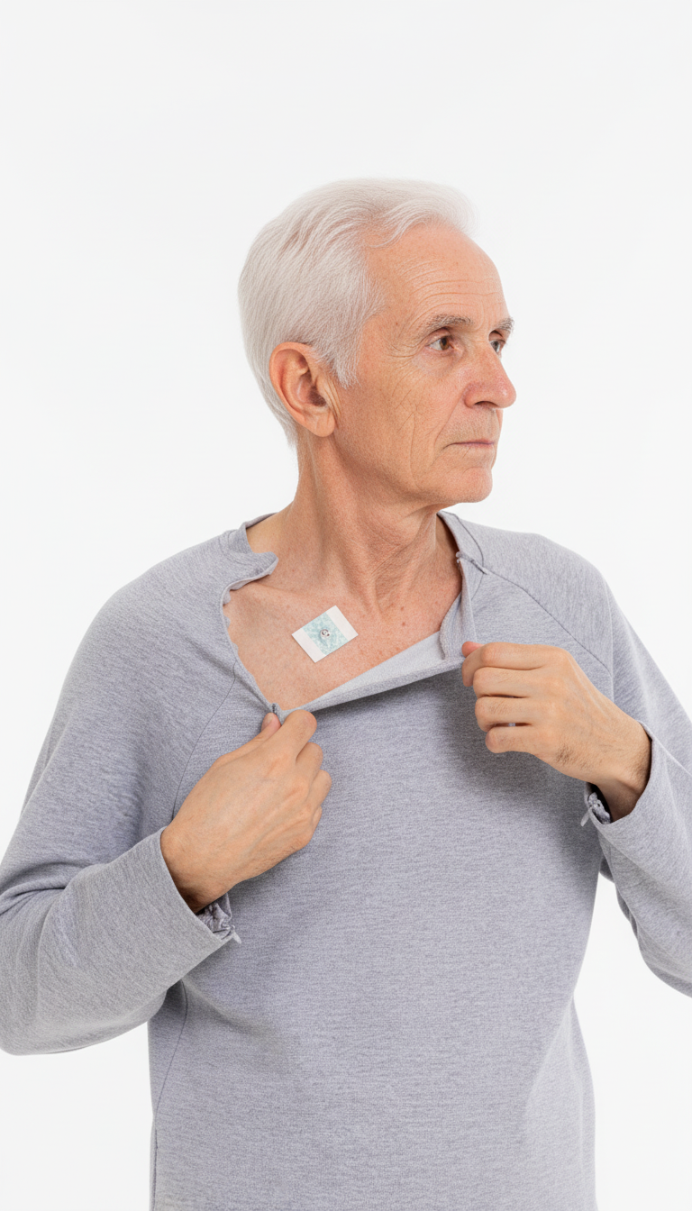 ComfortCure® Adaptive Chemo & Dialysis Port Access Shirt