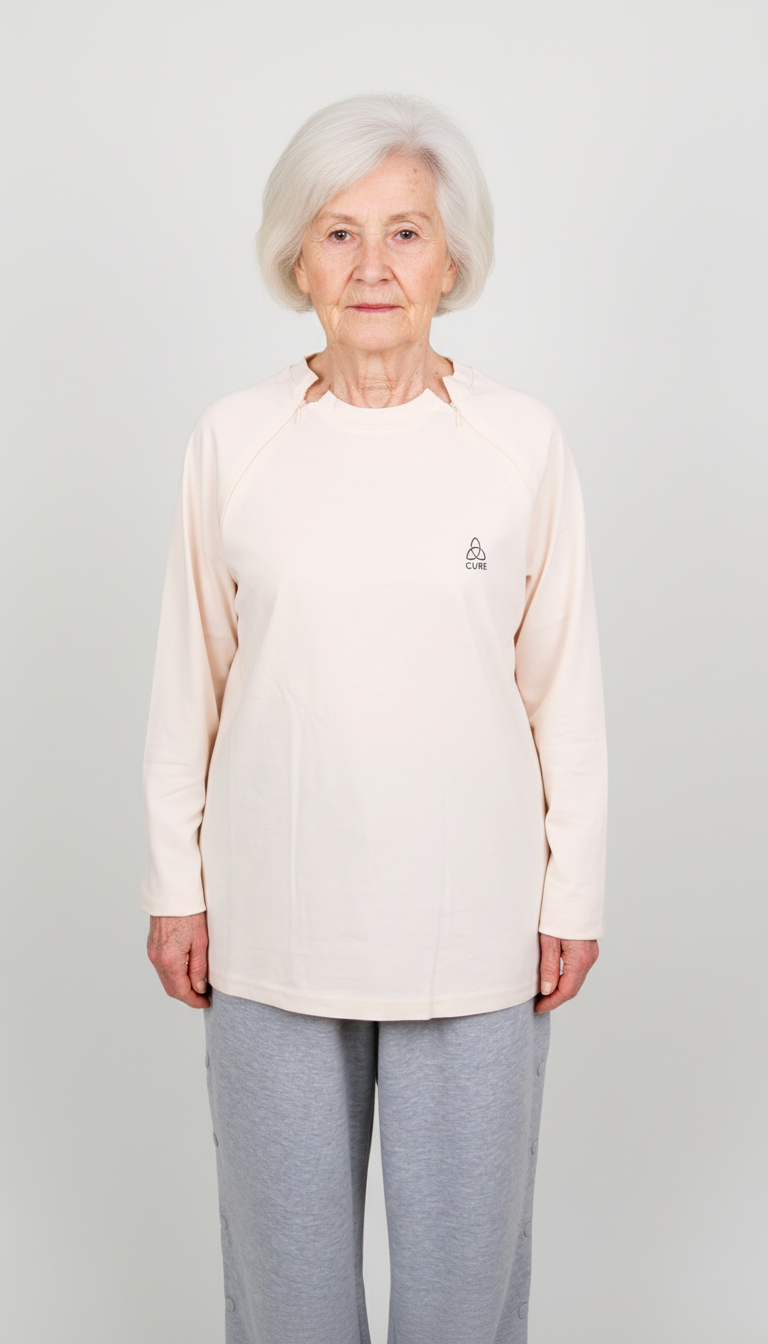 ComfortCure® Adaptive Chemo & Dialysis Port Access Shirt