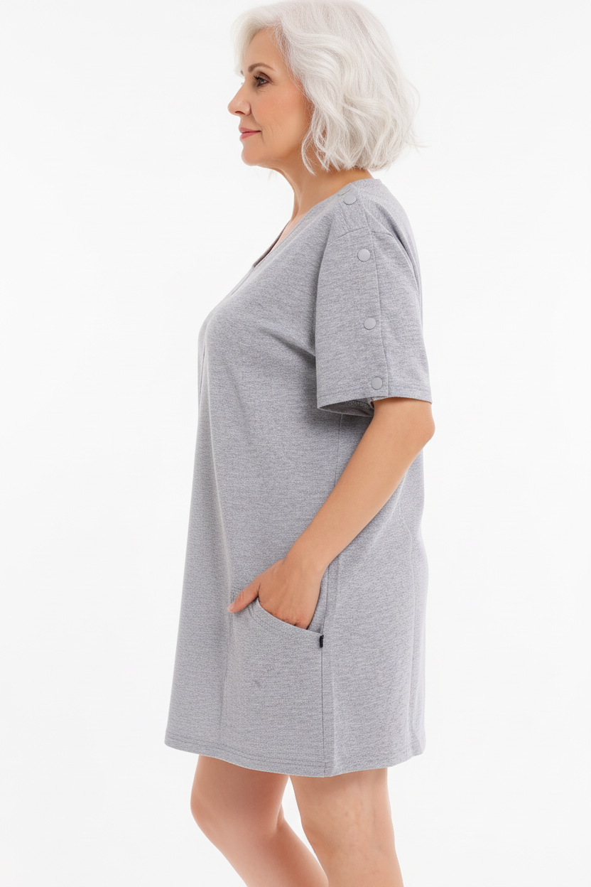 ComfortCure® Adaptive Clinical Recovery Shirt (Drain Pockets)