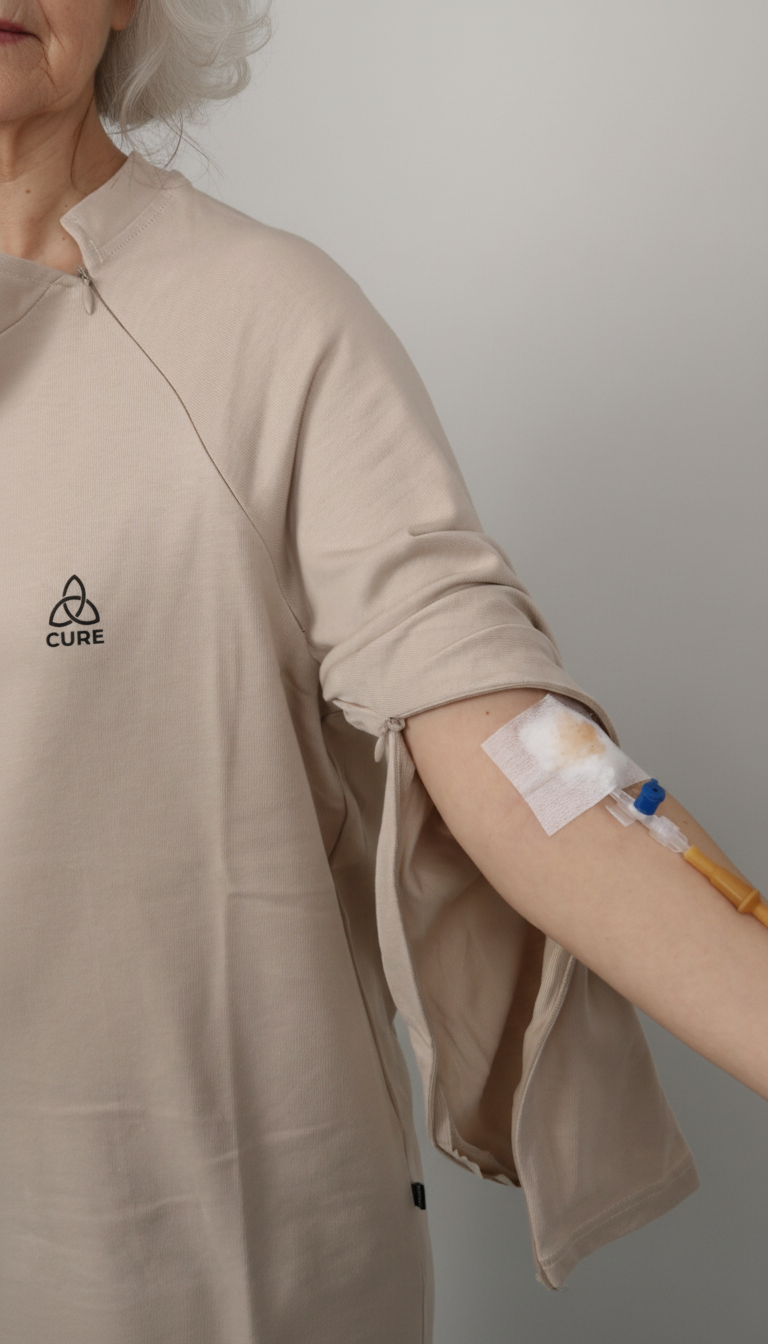 ComfortCure® Adaptive Chemo & Dialysis Port Access Shirt