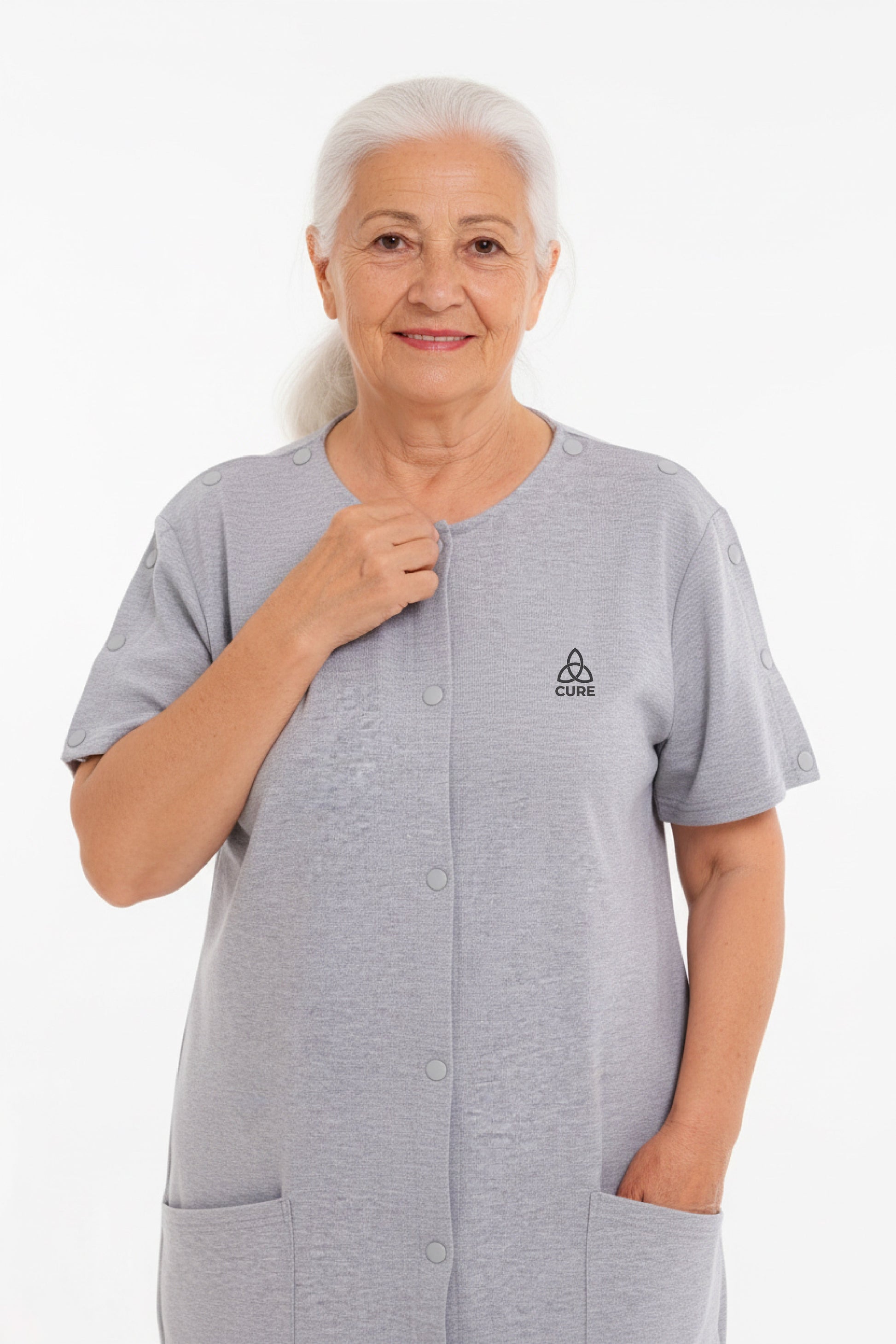 ComfortCure® Adaptive Clinical Recovery Shirt (Drain Pockets)