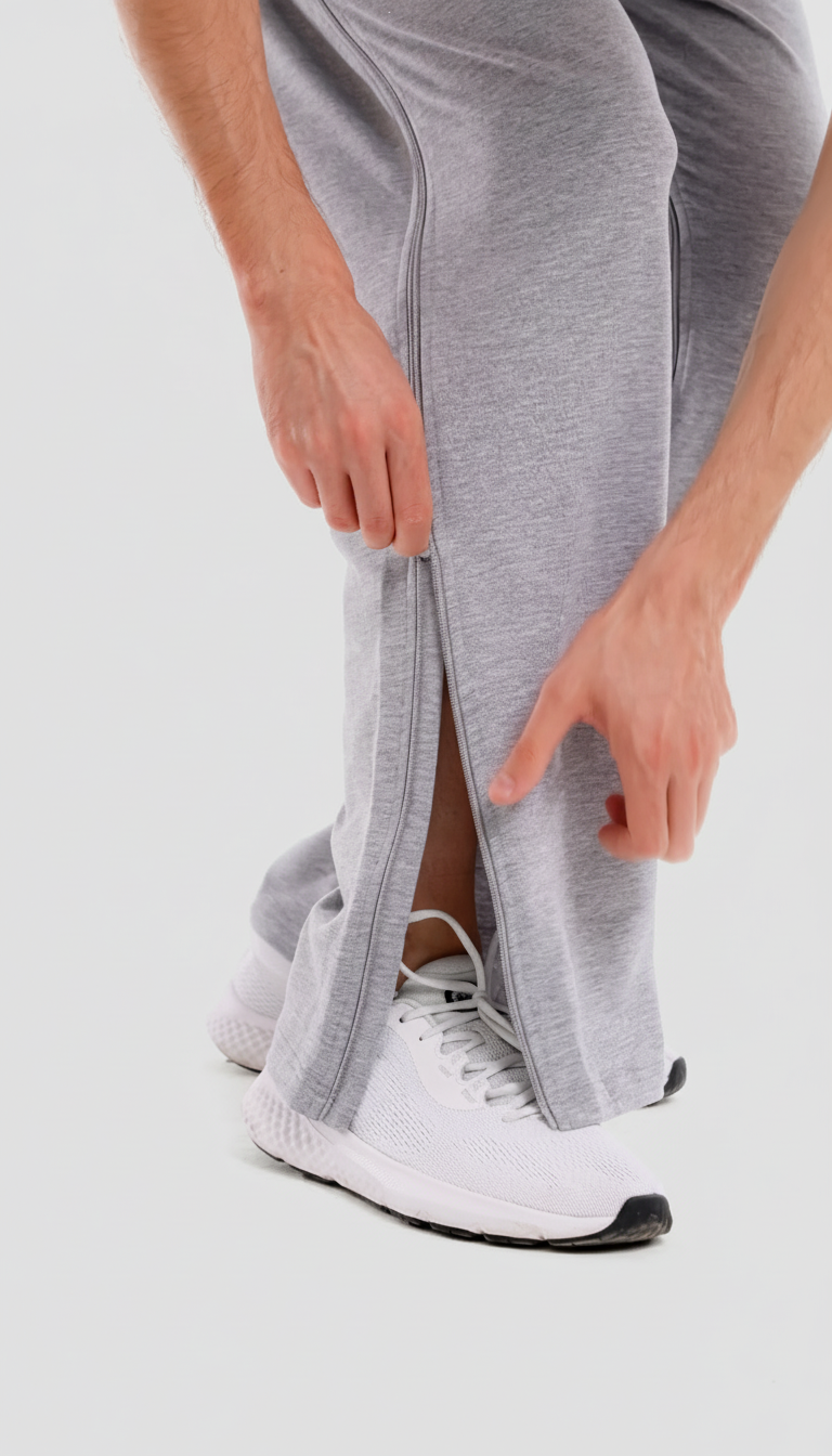 ComfortCure® Adaptive Bedbound Patient Care Trousers (Zip-Open Inseam)