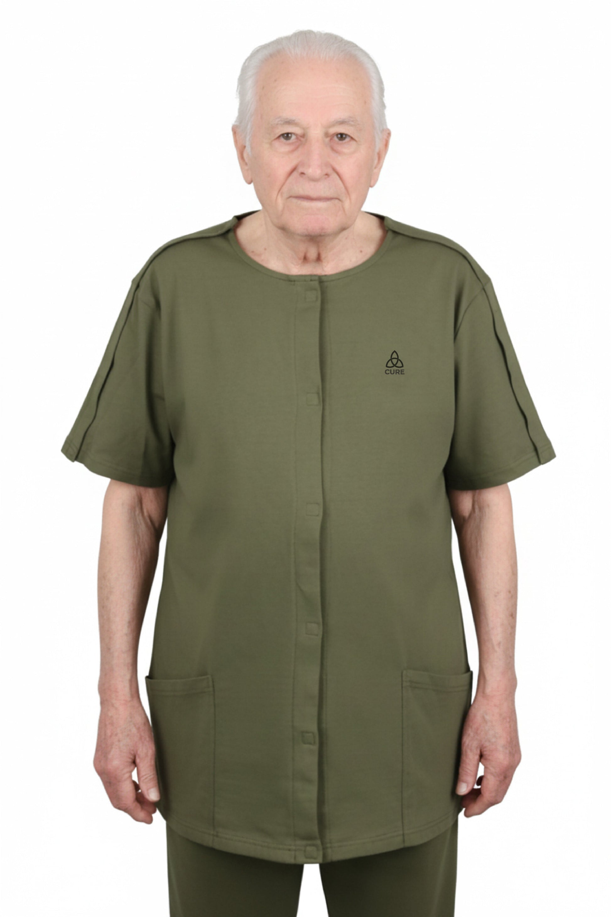ComfortCure® Adaptive Clinical Recovery Shirt (Drain Pockets)