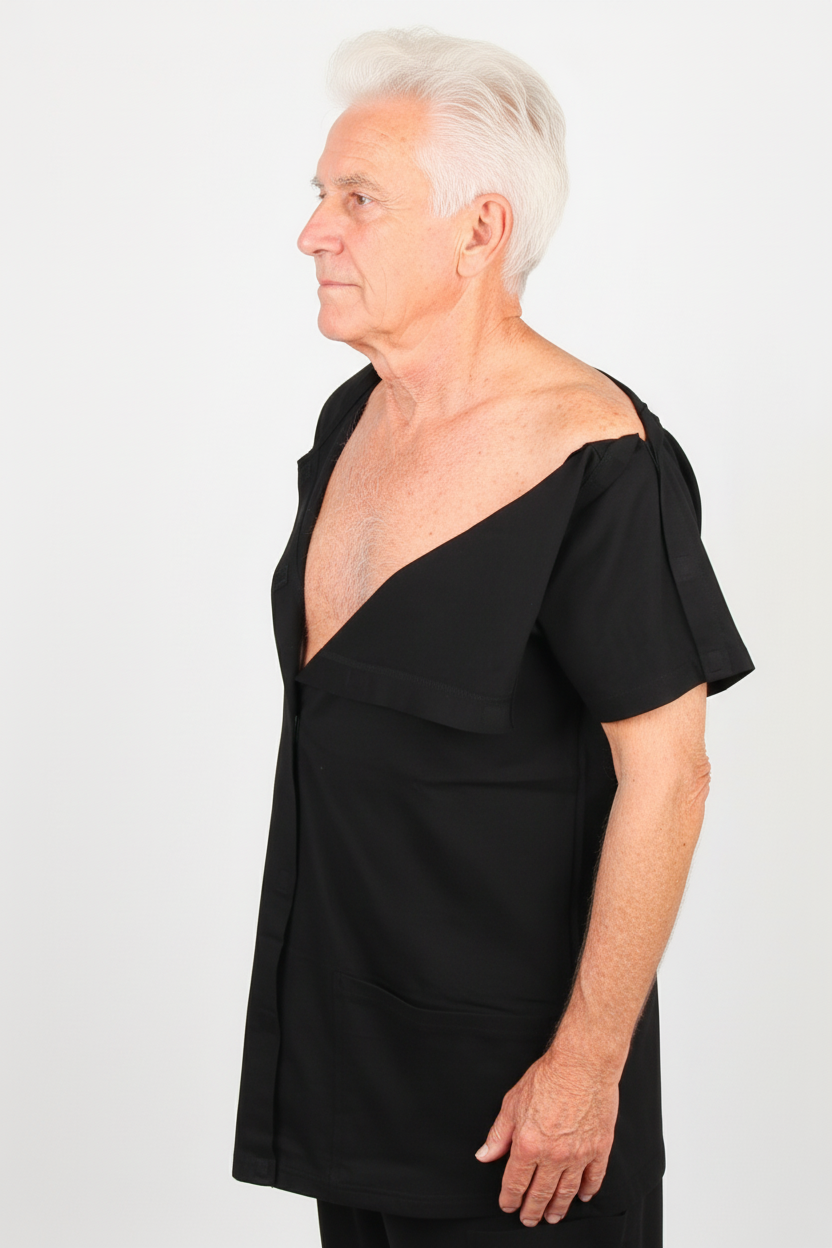 ComfortCure® Adaptive Clinical Recovery Shirt (Drain Pockets)