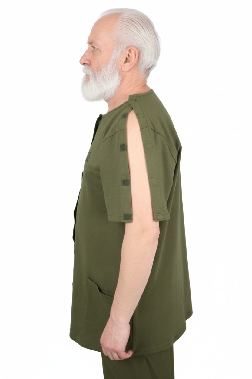 ComfortCure® Adaptive Clinical Recovery Shirt (Drain Pockets)