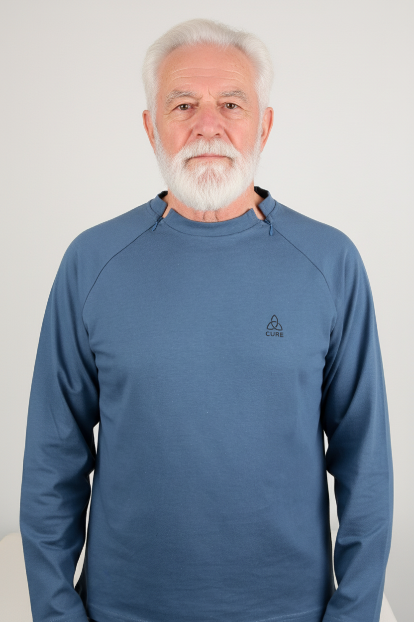 ComfortCure® Adaptive Chemo & Dialysis Port Access Shirt