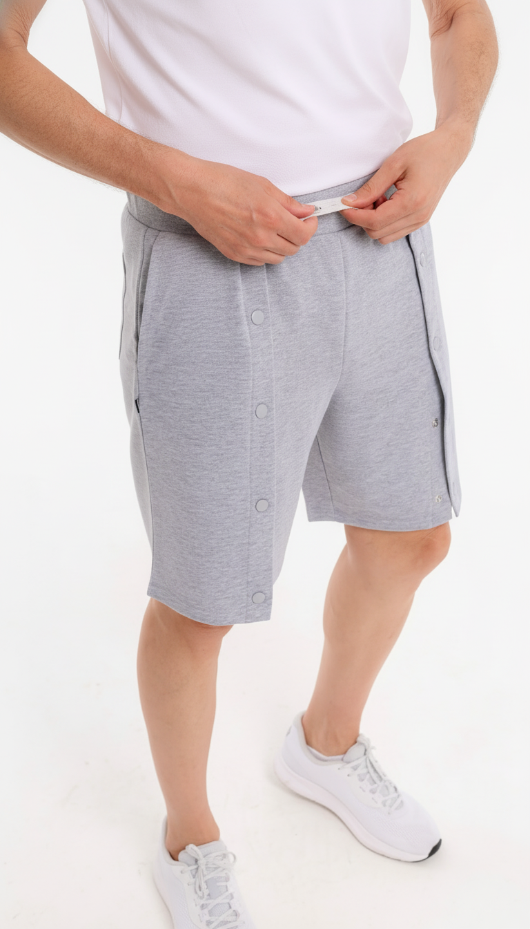 ComfortCure® Adaptive Bedbound Patient Care Shorts (Dual Snap-Front)