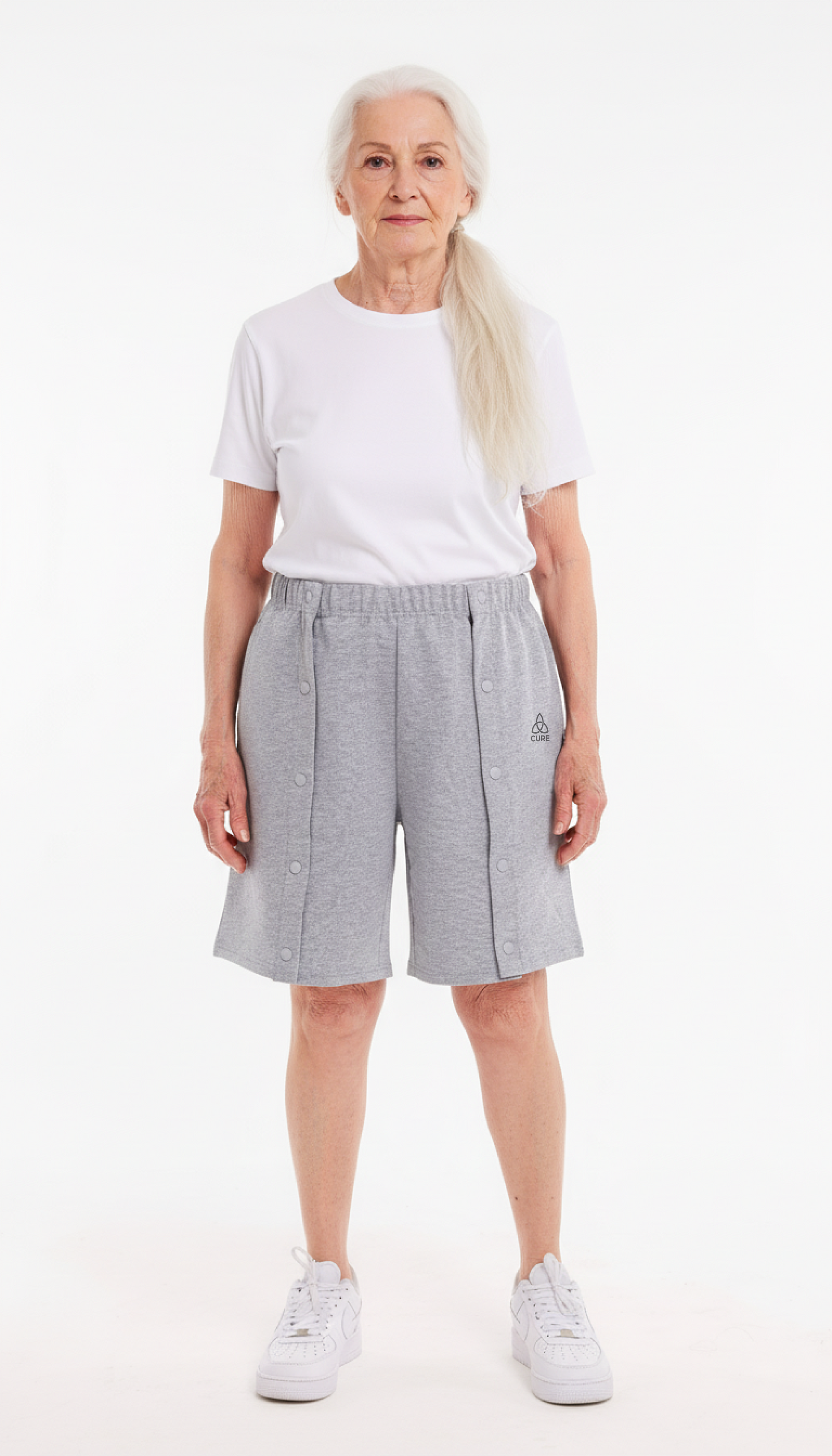 ComfortCure® Adaptive Bedbound Patient Care Shorts (Dual Snap-Front)