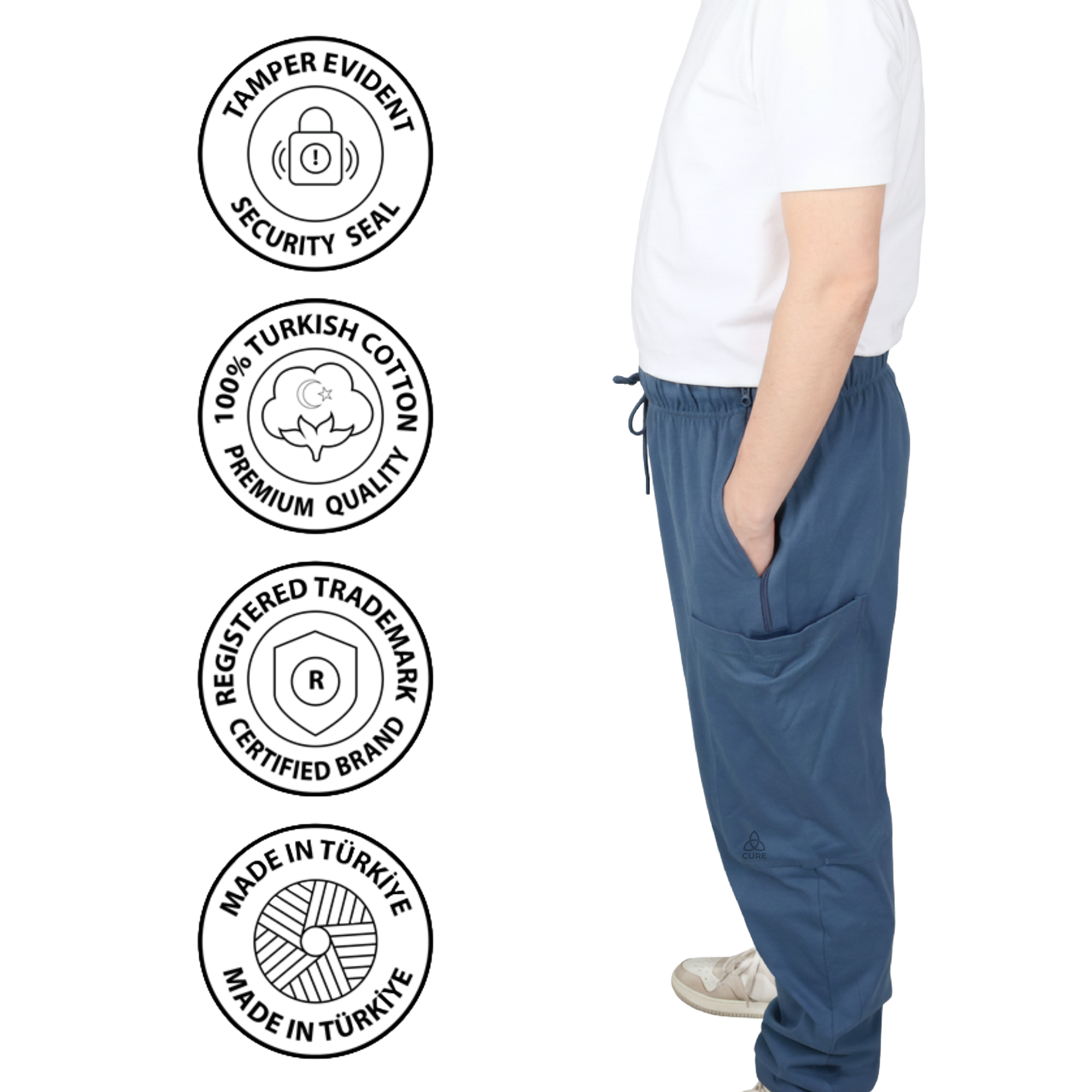 ComfortCure® Adaptive Clinical Urology Trousers (Leg Bag Fit)