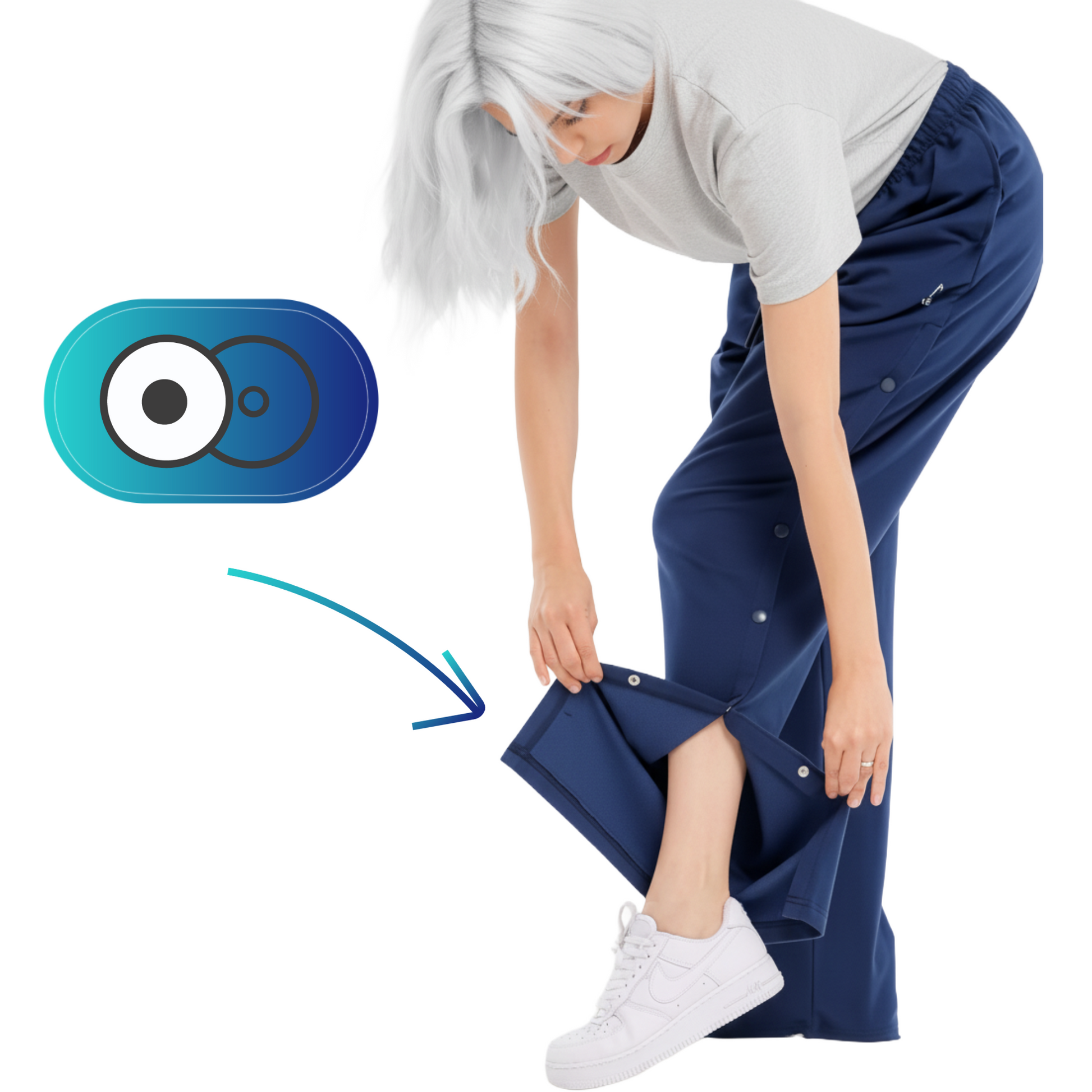 Hip replacement surgery recovery clothing