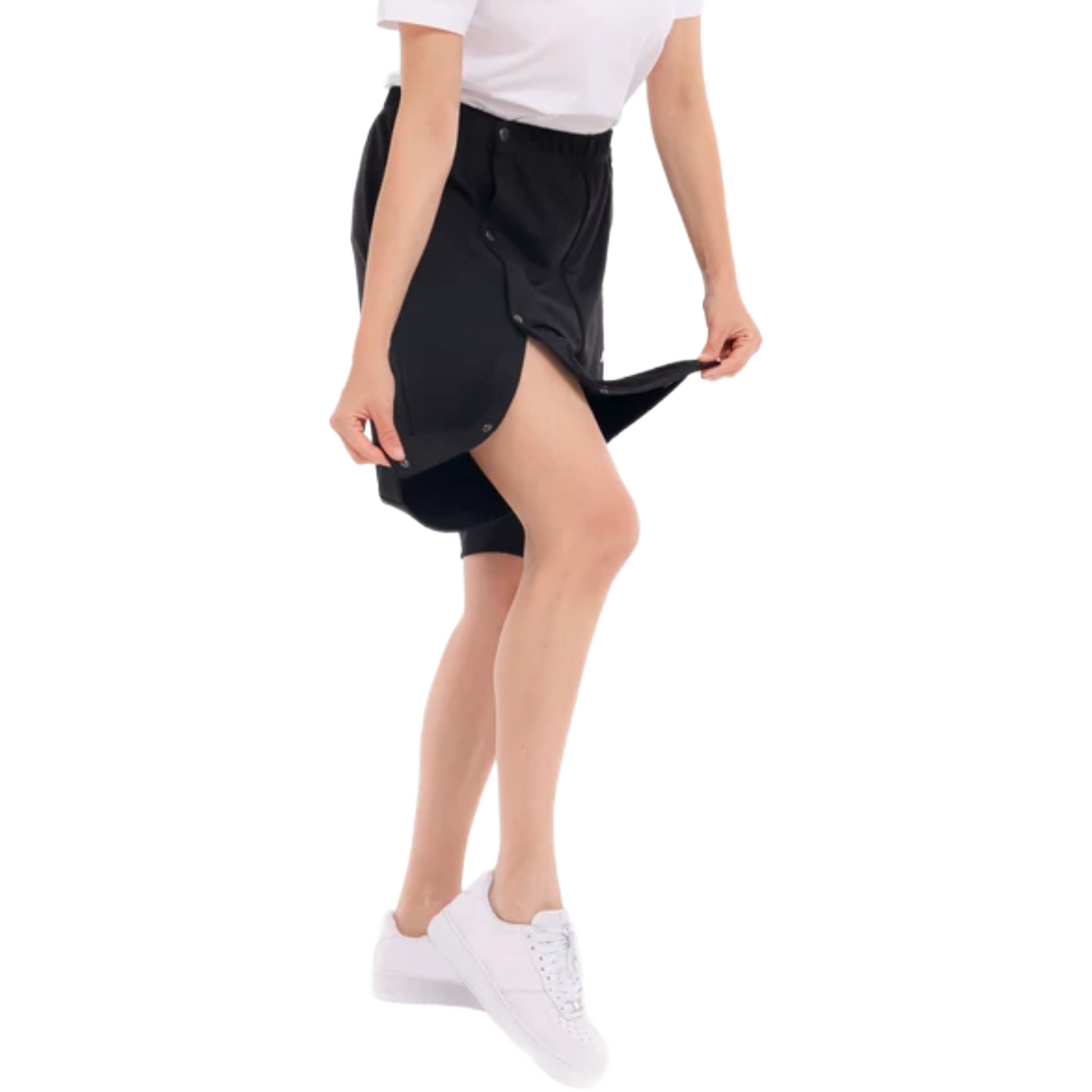 ComfortCure® Adaptive Bedbound Snap-Front Shorts - Turkish Organic Cotton