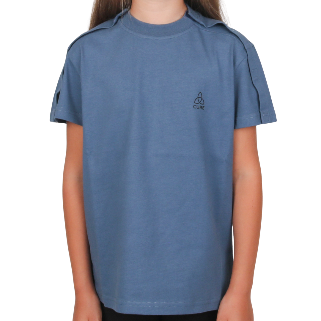 ComfortCure® Adaptive Kids' Broken Arm Recovery Tee - Turkish Organic Cotton