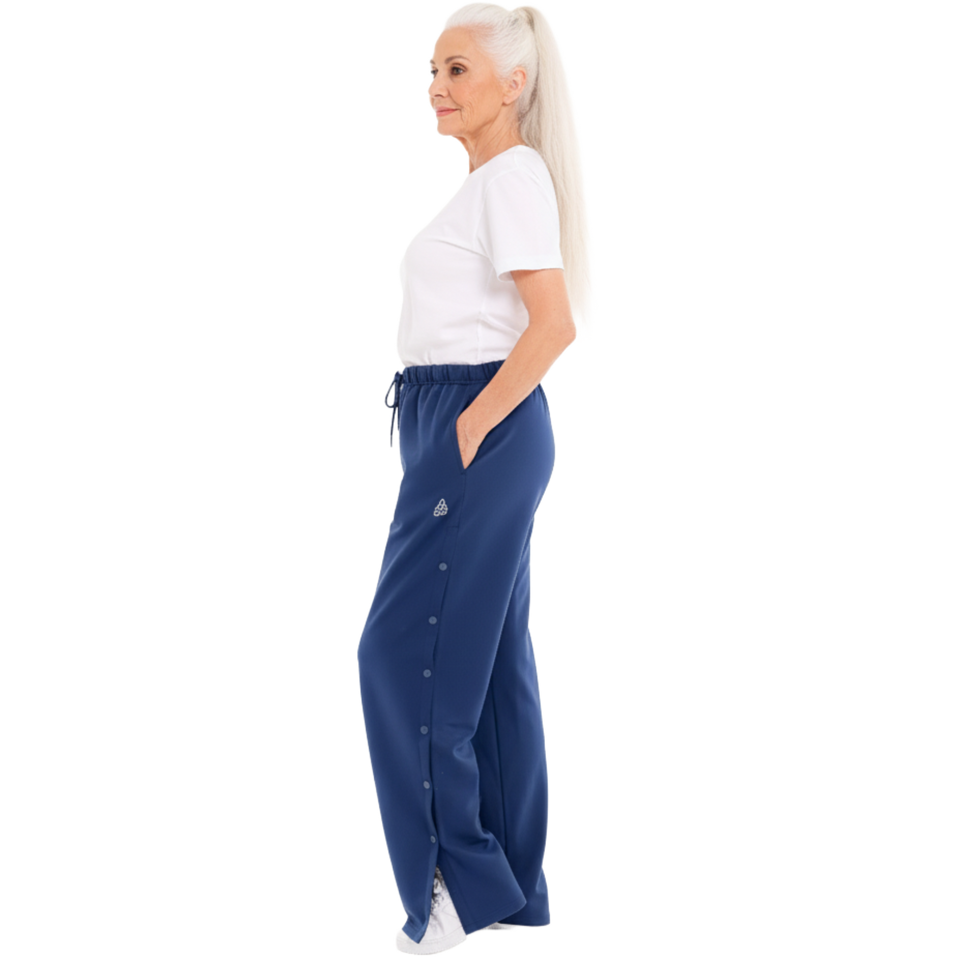 Wheelchair friendly easy access trousers